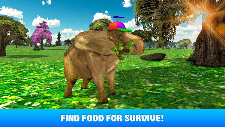 Wild Flying Elephant Simulator 3D screenshot-3