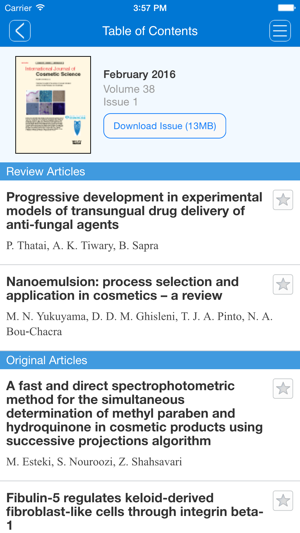 International Journal of Cosmetic Science(圖5)-速報App