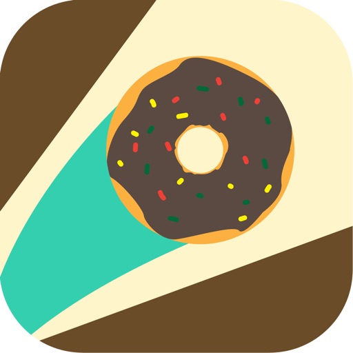 Rolling Donut Curvulate Game iOS App
