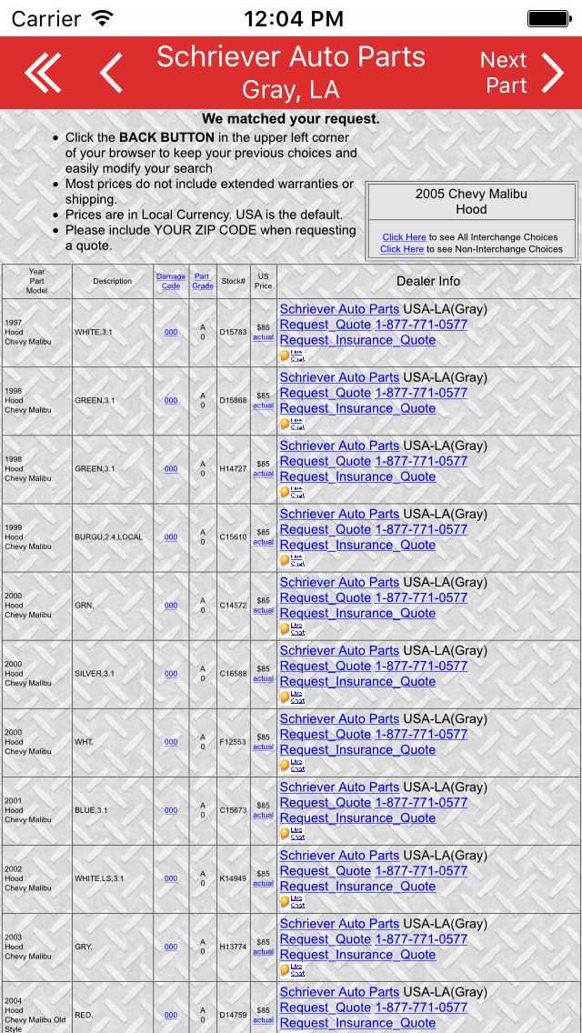 Schriever Auto Parts - Gray, LA