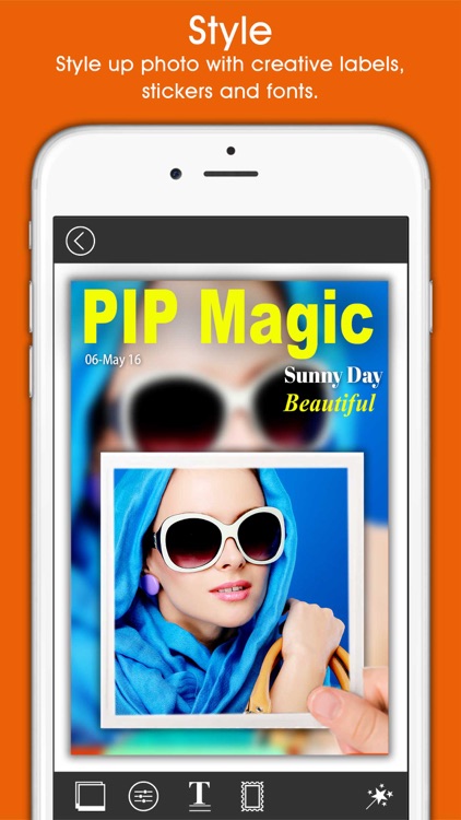 PIP Magic - selfie camera editor with frame collage maker