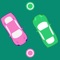 The game is about you controlling the 2 sport cars racing at the same time whilst collecting both the red dots and blue dots and at the same time avoid smashing into the square blocks along the way