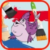 my a big fish coloring - Games for Kids