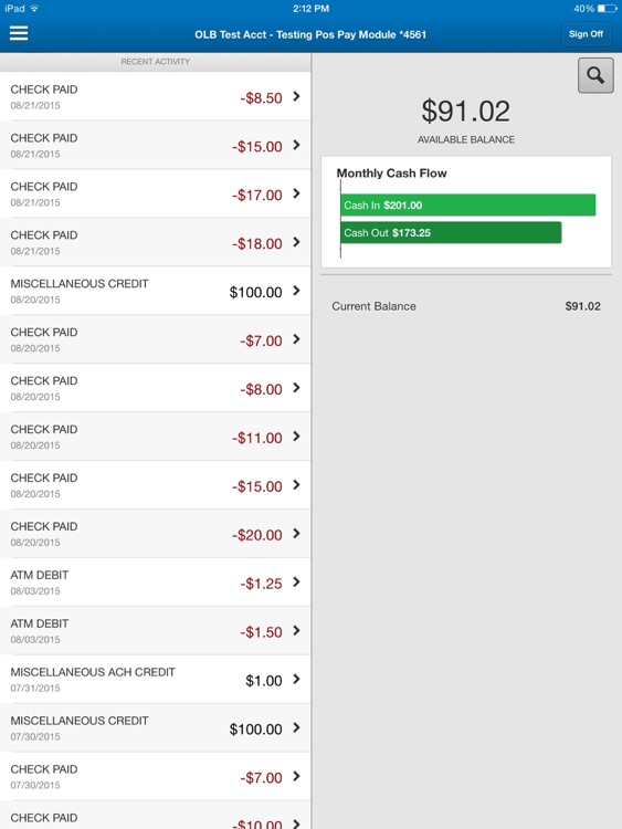 T Bank BeB for iPad