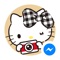 Use this "Hello Kitty for Messenger" app to decorate your favorite pictures with Hello Kitty stickers and  share them