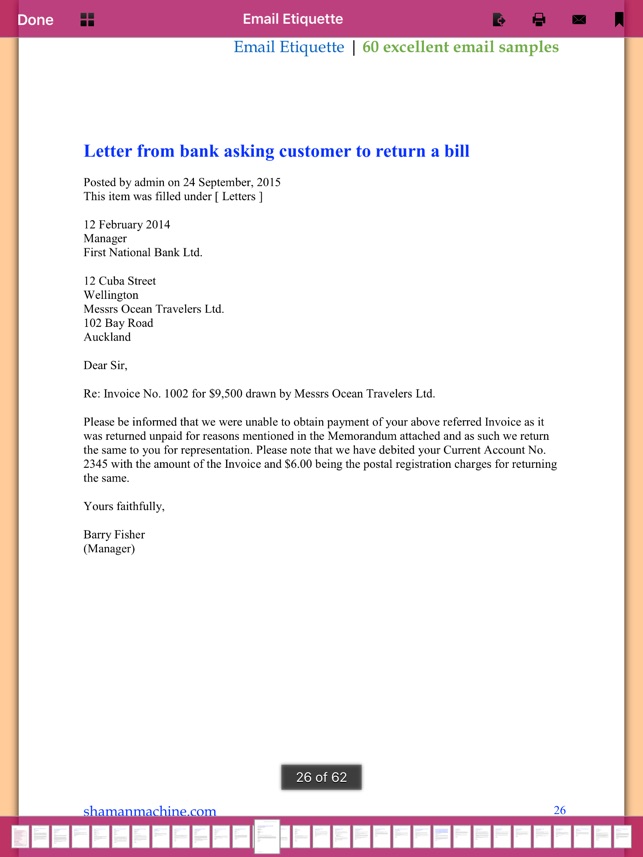 Email Etiquette - 60 Excellent Email Samples