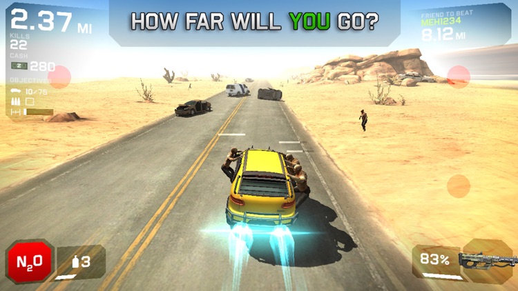 Road to survival:free highway racing & shooting games