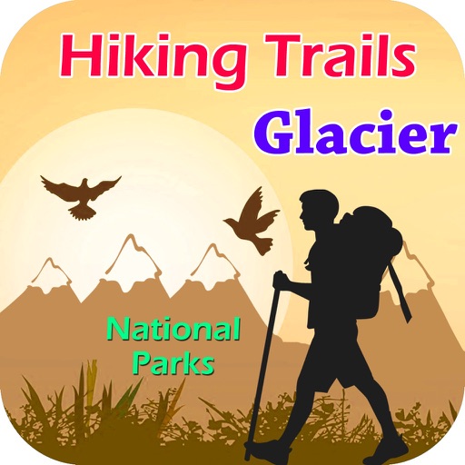 Hiking Trails Glacier National Park icon