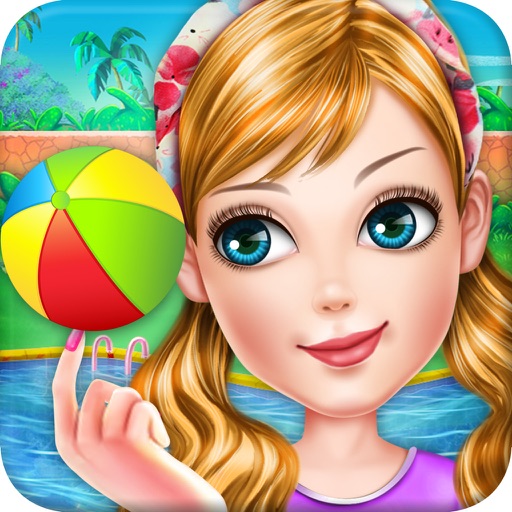Pool Girls Party Salon VIP Splash games for girls iOS App