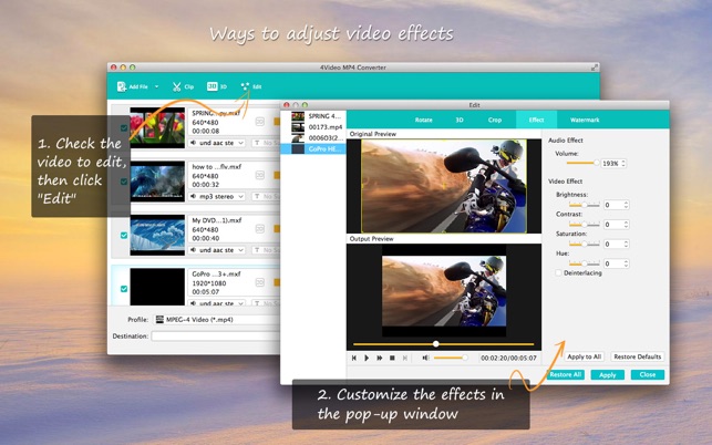 4Video MP4 Converter - MOV/AVI(圖2)-速報App