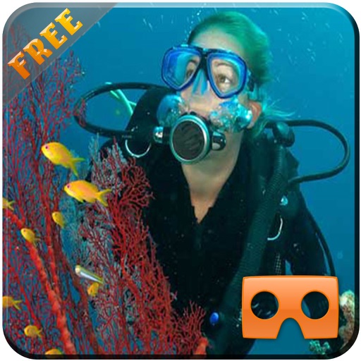 VR Scuba Diver Swimming Simulator Free Icon