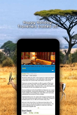 Botswana Hotel Search, Compare Deals & Book With Discount screenshot 4