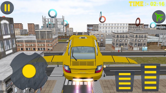 Flying Taxi Driver 3d Simulator(圖5)-速報App