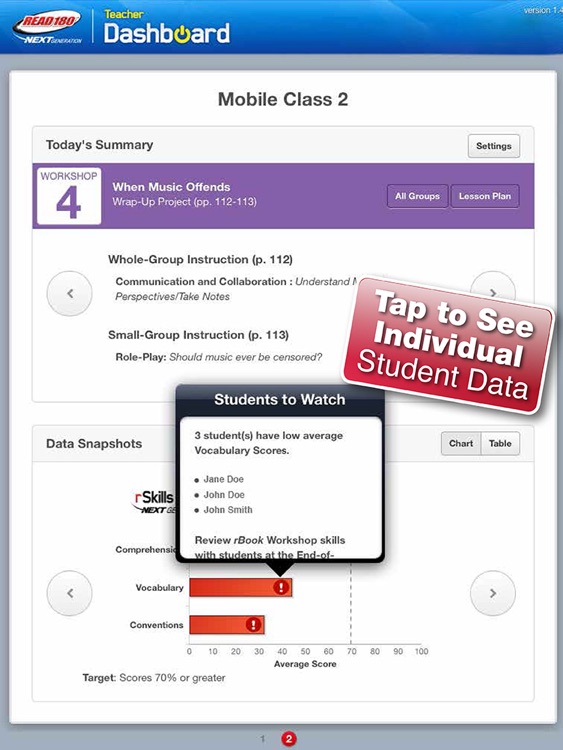 READ 180 NG Teacher Dashboard screenshot-3