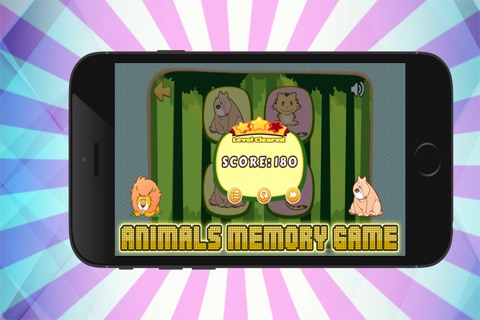 Wild Animals Memory - Matching Games For Kids screenshot 3