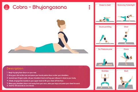 Instant Yoga Home Studio - Yoga Poses Breathing, Stretches and Exercises Training screenshot 3
