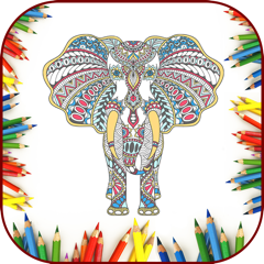Coloring Book Art: Stress Relief Coloring Book for Adults & Color Therapy Pages
