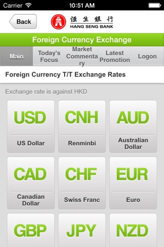 Hang Seng Mobile Application screenshot 4