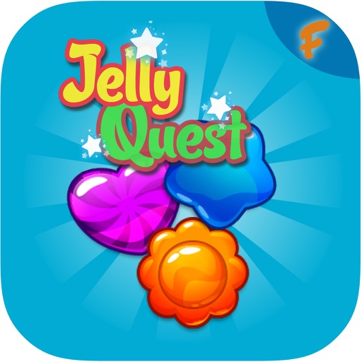 Jelly Quest - bejewel garden mania Icon