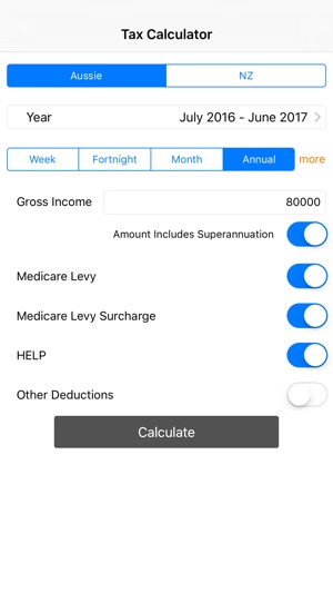 Income Tax Calculator (Aussie & NZ)(圖1)-速報App