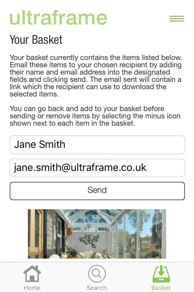 Ultraframe Sales App screenshot 3