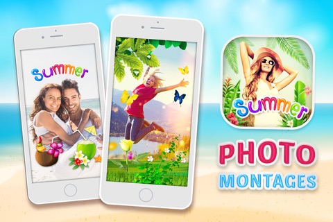 Summer Photo Booth – Cool Summer-Time Stickers And Pic Frames With Beach, Sun And Sea screenshot 3