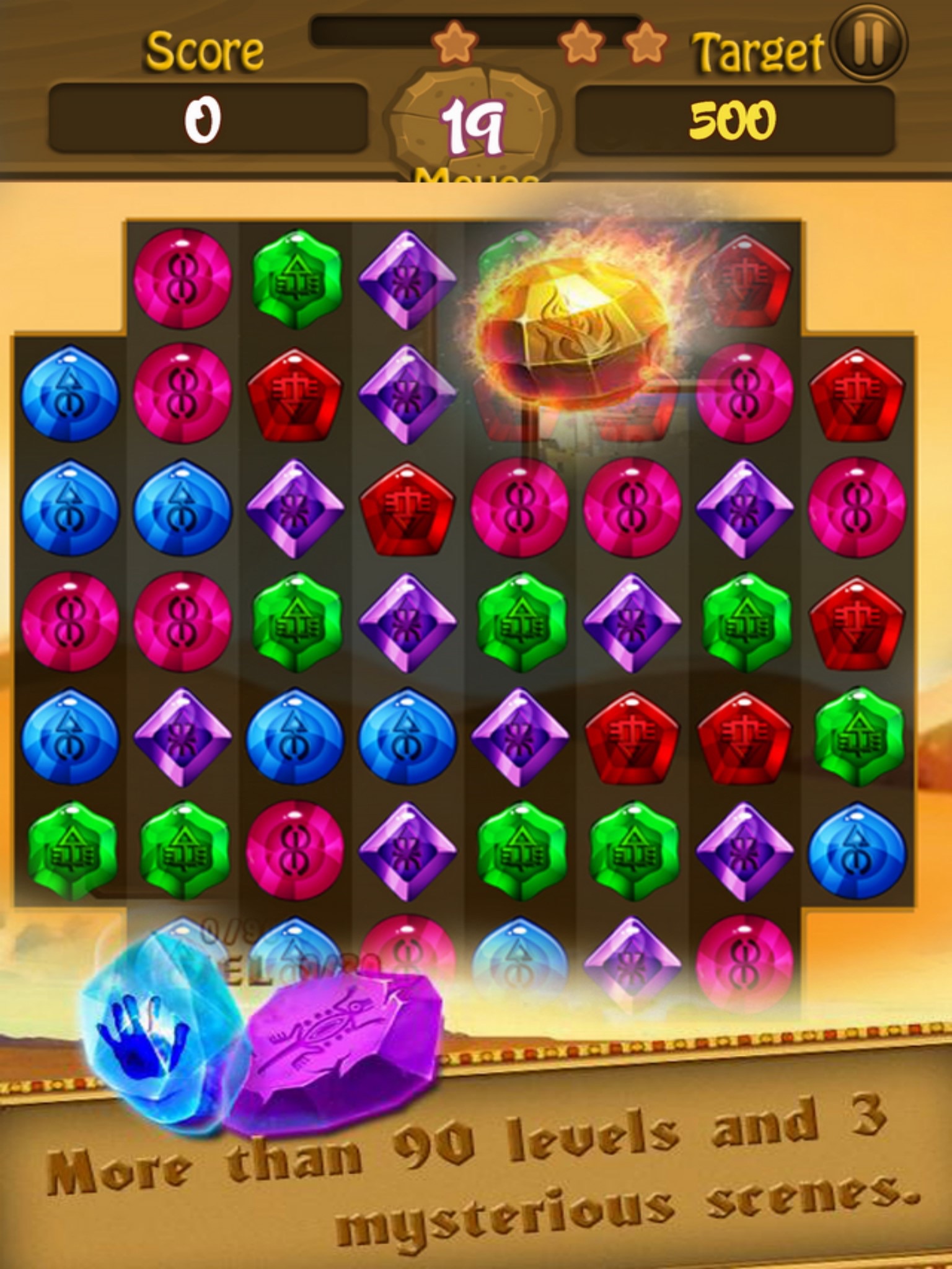 Ancient Gems: Jewels Magic screenshot 2