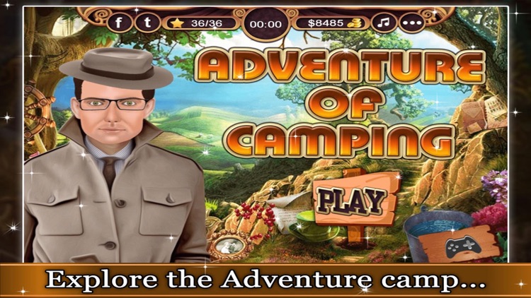 Camping Adventure Fun - Free Hidden Objects game