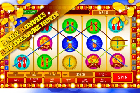Dreamy Slot Machine: Have fun, lay on the beach and win lots of tropical rewards screenshot 3