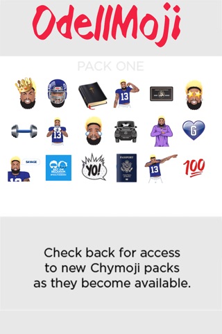 OdellMoji by Odell Beckham Jr. screenshot 2