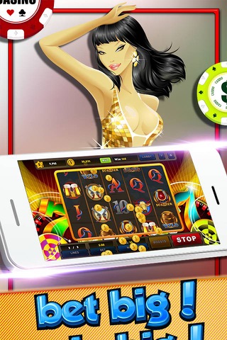 Mega Jackpot slots - Casino Machines for fun Huge Bonus Tournaments and Vegas of free games screenshot 3