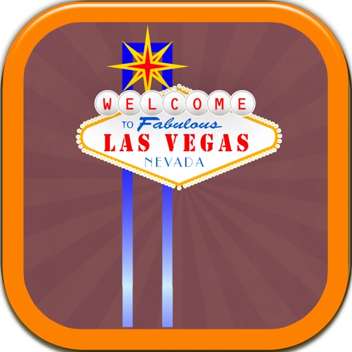 Amazing Slots Welcome To Las Vegas Casino Night Party Icon