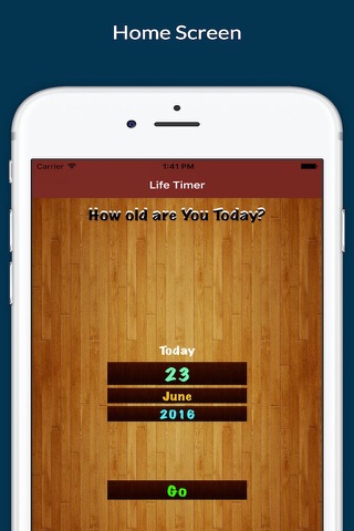 How Old are you : Countdown Start. screenshot 2