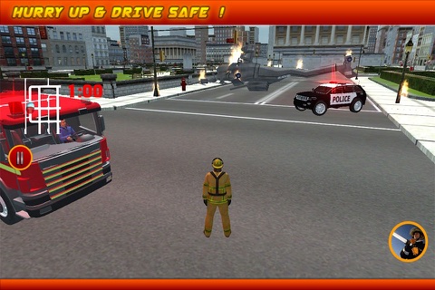 Fire Fighter Hero City Rescue Pro screenshot 3