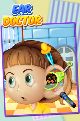 Ear surgery - Dr Care & Clean your Super Dirty Ear Its Fun treatment Game screenshot 3