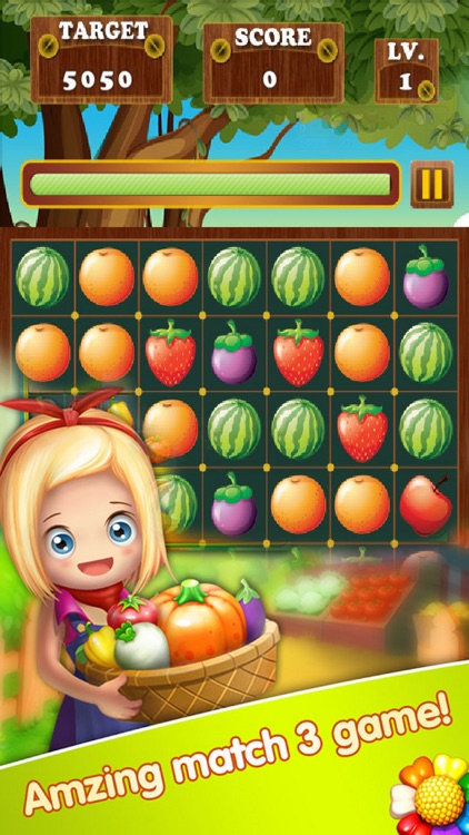 Fruit Crush Mania - Match Free Game