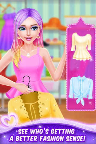 BFF Fashion Challenge! Beauty Salon+ Makeover and Dress Up Game for FREE screenshot 4