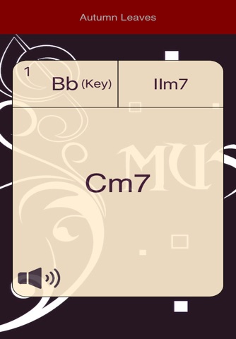 Autumn - JazzCard4  Learns a chord progression of standard number!! screenshot 2
