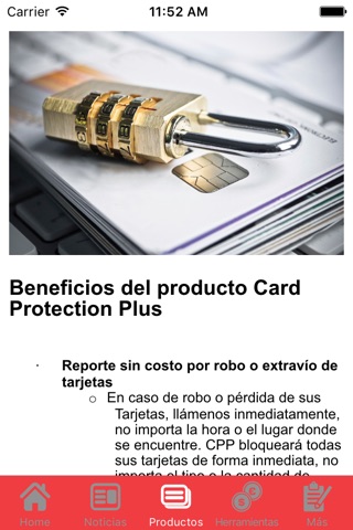 Card Protection Mexico screenshot 4