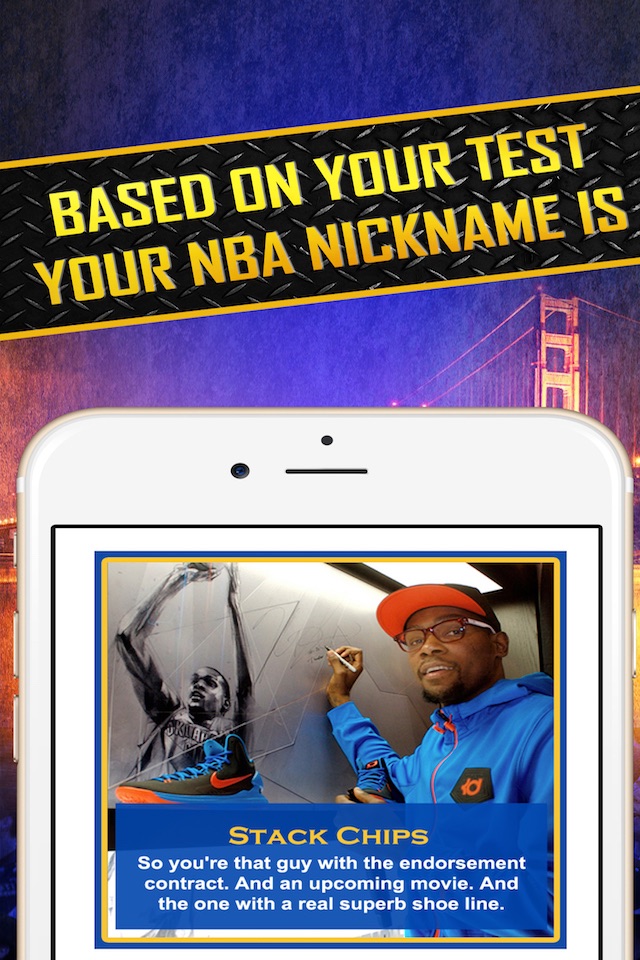Which Player Are You? - Warriors Basketball Test screenshot 4