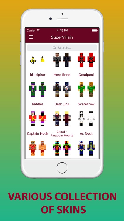 HD Super Villain & Hero Skins for Minecraft Edition