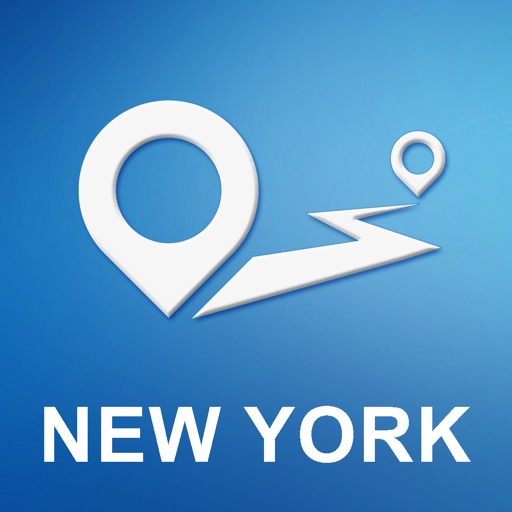 New York, USA Offline GPS Navigation & Maps icon