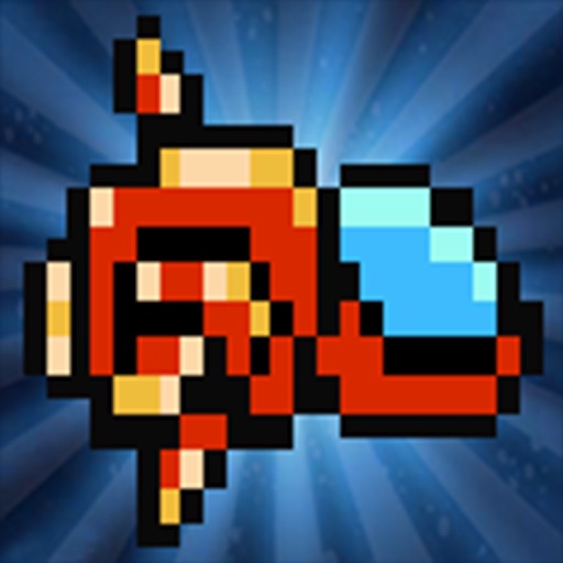 Star Fighter Retro Shooter Icon