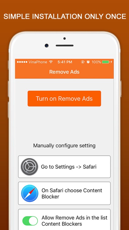 Remove Ads for safari browser