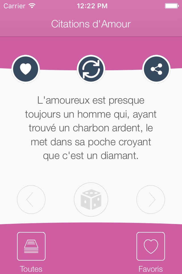 Citations Amour screenshot 2