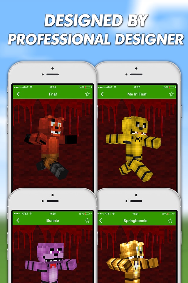 FNAF Skins For Minecraft PE (Pocket Edition) Pro screenshot 2