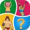 Icon Word Pic Quiz Wrestling Trivia - Name the most famous wrestlers
