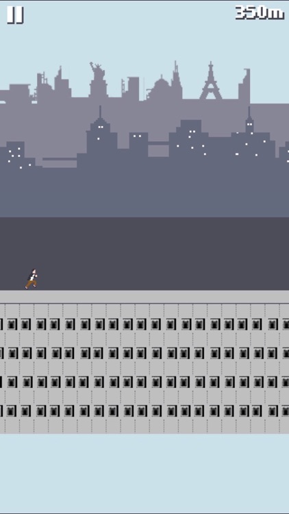 pixel runner - cool roof running game