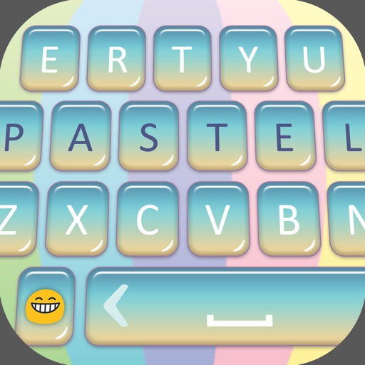 Pastel Color Keyboard – Ultimate Key with Blur.red Background Skins & Cute Font.s