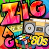 Words Zigzag Search Games Pro - 80’s Classic Theme